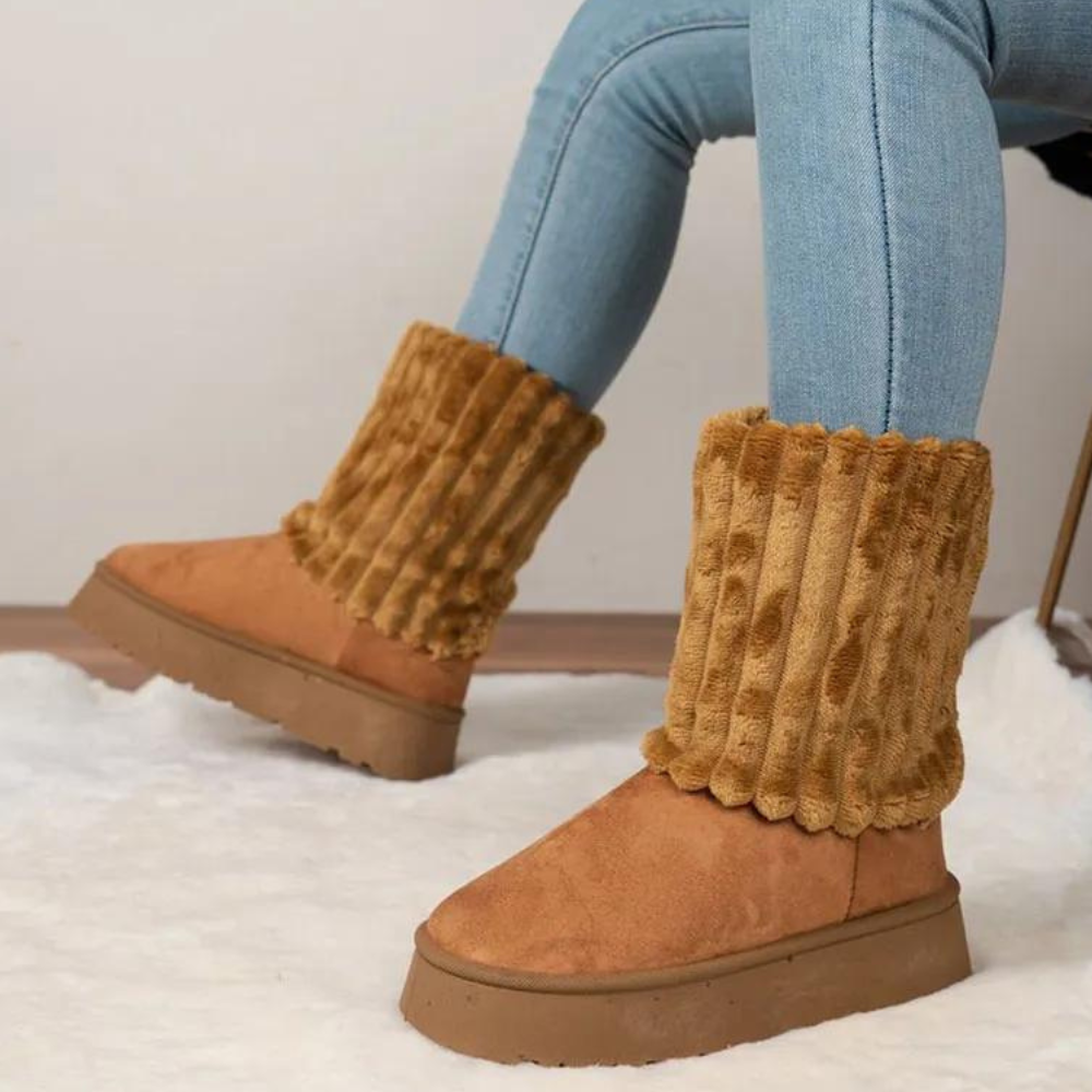 Holle - Bottes d'Hiver Mi-Hautes pour Femmes