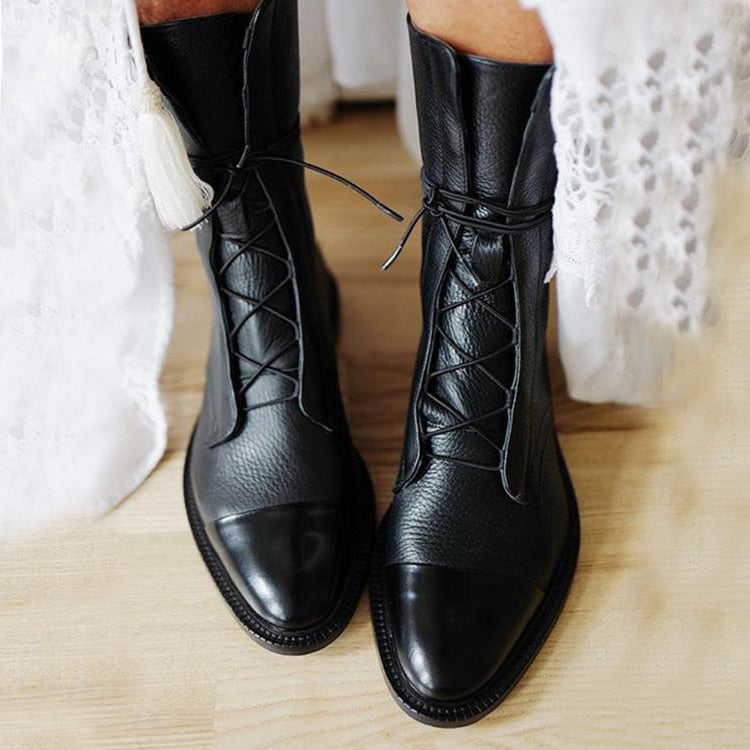 Diane - Bottes à talon vintage pour femmes