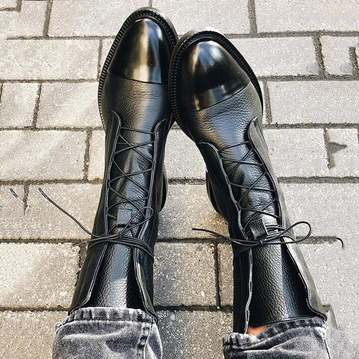 Diane - Bottes à talon vintage pour femmes