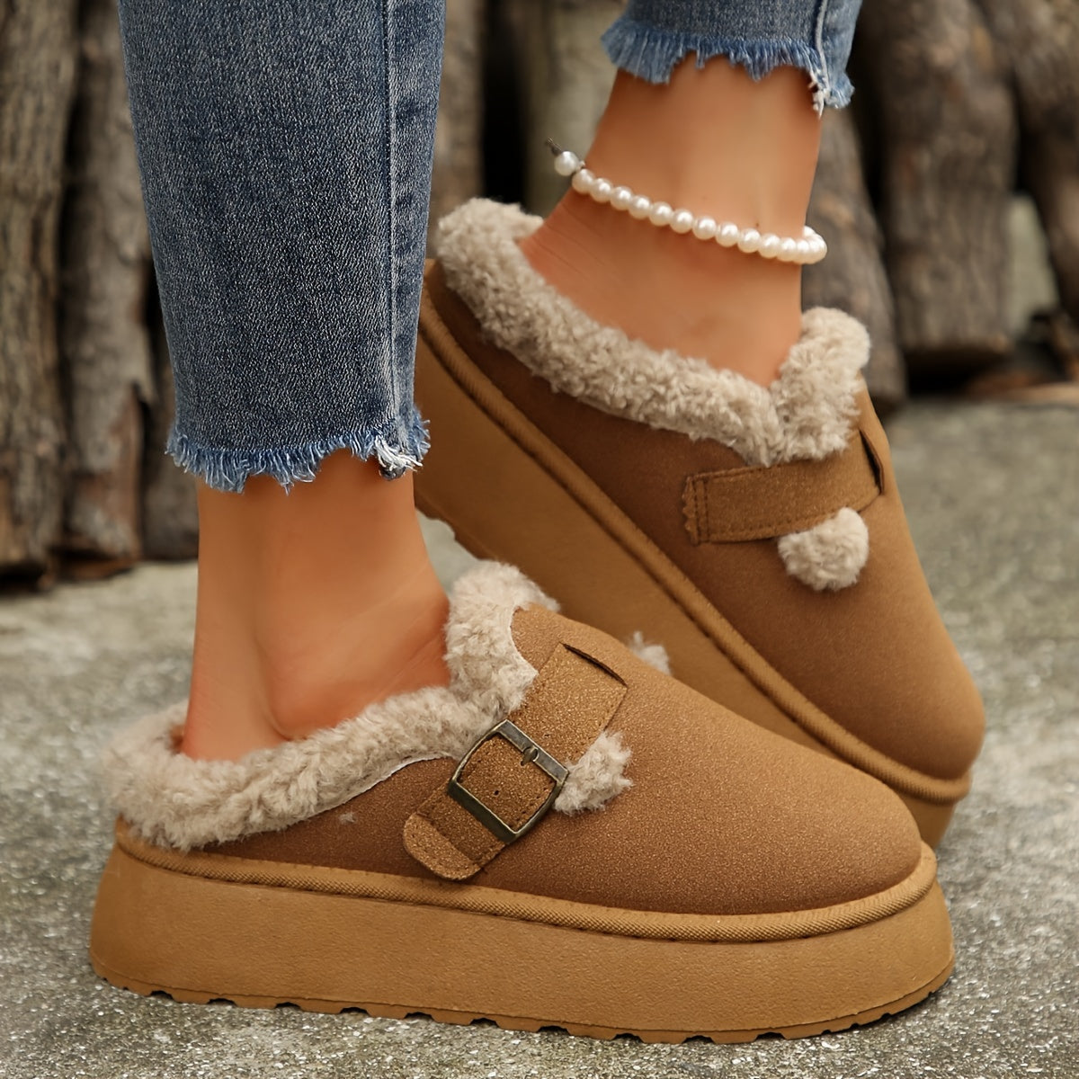 Emme | Baskets basses d'hiver marron pour femme