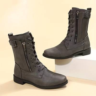 Élodie - Bottines zippées et à lacets